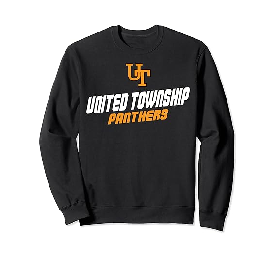 United Township High School Panthers Sweatshirt C11 Clothing